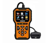 KABUTM OBD2 Scanner for Toyota Proace City Electric Long, Engine Code Reader, Read & Clear Check Engine Fault Codes, with Voltage Test, Plug and Play, for Daily Car Use