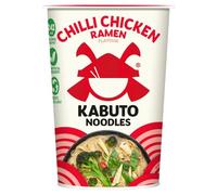 Kabuto Noodles | Chilli Chicken Ramen Flavour Instant Noodles | Pack of 6 x 65g Instant Pots