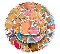 Kabwea 100 Pack Capybara Stickers, Aesthetic Stickers, Capybara Sticker, Stickers for Children