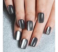 Kabwea Press On Nails, 24 Pieces in 12 Sizes, Salon Quality in Minutes and Durable, Natural and Comfortable Fit, Flexible Application for Women