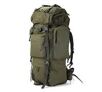 Kabxhueo 100L Hiking Camping Backpack Trekking Rucksack High Capacity Outdoor Camouflage Daypacks Waterproof Military Bags For Men Women Travelling Camping Hunting Climbing 900D Oxford,Green