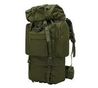 Kabxhueo 70L 100L Backpack Hiking with Internal Frame Military Actical Rucksack Trekking Backpack with Rain Cover Lightweight Outdoor Backpack for Men Women Camping Climbing Hunting,Green,70L