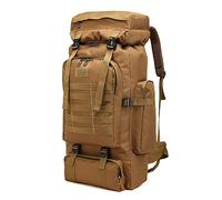 Kabxhueo Hiking Backpack - 60L to 80L, Large Camping Backpack for Men, Waterproof Molle Military Tactical Rucksack, Survival Travel Daypack for Climbing Hunting Trekking