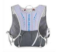 Kabxhueo Hydration Backpack, Lightweight 18L Hiking Backpack for Men Women Water Backpacks for Running Cycling Biking Climbing Marathon,Grey