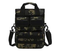 Kabxhueo Mens Sling Shoulder Bags, Military Molle Waterproof Multi-Functional Crossbody Shoulder Backpack Handbag Utility Gadget Waist Bag for Hiking Walking Bike Riding Camping Outdoor,Dark Night