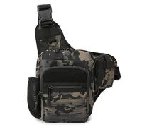 Kabxhueo Small Sling Bag, Lightweight Crossbody Backpack Tactical Military Chest Bag Shoulder Cross Body Bags for Men Women, Traveling, Cycling, Sports, Climbing, Hiking,ACU