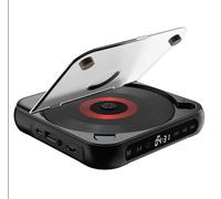 KACBFEE CD Player Portable with Bluetooth 5.0 - with LCD and Headphones, Player Supports CD/CD-R/CD-RW/MP3, Rechargeable Retro Walkman Disc Player for Travel, Home, Car Black