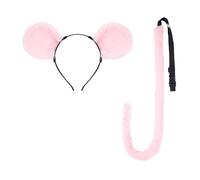 KACCDE 1/2/3Pcs Costume Accessory Set Mice Ears Headband Tail Tutus Skirt For Kids Girls Halloween Party Cosplay Costume