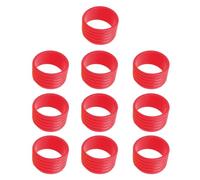 KACCDE 10Pcs Silicone Tennis Racquet Grip Rings Racket Band NonSlip Racket for Badmintons Squash Baseball Bat Handle Grip for Tennis Racquet