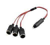 KACCDE 12V / 24V Car Cigarettes Splitter Adapter Efficient 3 Port Power Outlet Adapter for Quick Charging High Power Splitter