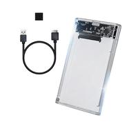 KACCDE 2.5inch USB3.0 Clear Hard Disk Box Perfectly For PC Laptop Notebook Hard Disk Housing Case