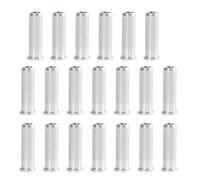 KACCDE 20Pcs Archerys Base Aluminum Inserts Carbon Arrows 6.2mm Insert Base Shaft Archerys Arrowheads Insert