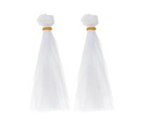 KACCDE 2Pcs Synthetic Fiber Fly Tying Materials Jigs Lure Making Streamers Fly Tying Materials for Various Fishing Techniques for Saltwater Streamers
