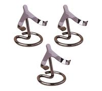 KACCDE 3 Pieces Sturdy Metal Display Stand Set For Crystals Spheres Multipurpose Decorative Base For Exhibition Tabletop Use Crystals Sphere Metal Display Stand