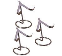 KACCDE 3 Pieces Sturdy Metal Display Stand Set For Crystals Spheres Multipurpose Decorative Base For Exhibition Tabletop Use Crystals Sphere Metal Display Stand