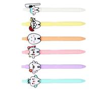 KACCDE 6Pcs Nurse Themed Retractable Ballpoint Pen 1.0MM Refillable Ballpoint Pen Signing Write Smoohtly for School Comfortable Grip