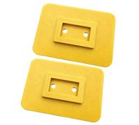 KACCDE Camping Awning Pad Set for Travel Trailer Users, Foot Boards for Rough Ground Placement, 2 Piece Outdoor Pair Awning Leg Board Trailer Foot Base Campsite Footing Accessory Gravel Setup Pad Leg
