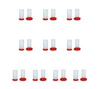 KACCDE Chick Feeder and Waterer Combo 1 Quart Chicken 0.9 Quart Chicken Birds Poultry Feeding Equipment Red Chick and Brooder