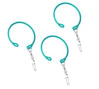 KACCDE Deeply Water Fishing Gear Elastic Body Swivels Shocks Absorber with Double Snaps Design for Saltwater Corrosionproof Sea Trolling Swivels Snubber