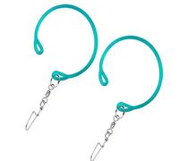 KACCDE Deeply Water Fishing Gear Elastic Body Swivels Shocks Absorber with Double Snaps Design for Saltwater Corrosionproof Sea Trolling Swivels Snubber