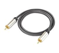 KACCDE Digital Coaxial Cable, 24K Gold Plated, <=0.5m | Braided Male to Male SPDIF Digital Stereo Cable for Sound,