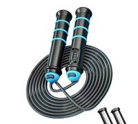 KACCDE Digital Counting Removable Jump Rope Weighted Skipping Exercise with Antislip Handle for Fitness Enthusiasts Steel Wire Jump