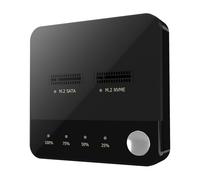 KACCDE Double Bay NVMe Duplicators Solid States Disk Cloner Wiper Hard Drives Copier Solid States Disk Duplicators Docking Station