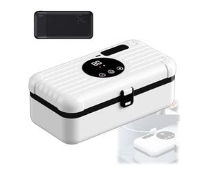 KACCDE Energy Efficient Tiny Fridge for Food and Drink Conservation Highlighting USB Rechargeable Double Manner Telecommute Use Fridge