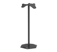 KACCDE Headphone Stand Holder Bracket Desktop Display Shelf With Strong Metal Construction For All Types Of Headphones Black Desktop Headset Holder