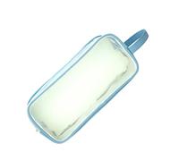 KACCDE High Capacity Pencil Case 2 Compartment Pencil Pouches Clear Pencils Bag Portable Marker Organiser Travel Makeup Bag Double Compartment School Supplies