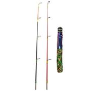 KACCDE Ice Fishing Rod Two Adjustable Sections EVA Handle Stainless Guides for Cold Weather Winter Fishing Rod