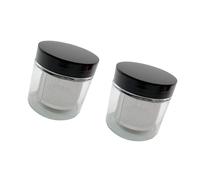 KACCDE Lightweight Glass Cleaning Cup with Metal Sieve Jewelry Cleaner for Storing Polishing Diamonds Watch Components Jewelry Cleaning Jar