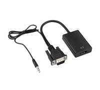 KACCDE Lightweight HDTV To VGA Adapter Converters Computer Dongle Set Top Boxes Connector For Laptop PC Monitors Projectors HDTV
