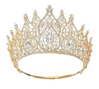 KACCDE Luxurious Crowns Hair Hoop Heavy Duty Birthday Party Elegant Pageant Water Drop Crystal Girl Wedding Costume Headwear