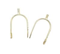 KACCDE Metal Equestrian Spur Pair with Crystal Side Detail, Decorative Riding Accessory for Horseback Training Spur Pair Horseback Riding Accessory Crystal Equestrian Gear Decorative Metal Training