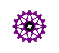 KACCDE Mountain Bike Guide Wheel Positive and Negatives Tooth Ceramic Guide Wheel 10/12 / 14 / 16T Guides Enduring Quickly Change Bicycles Derailleurs Pulleys