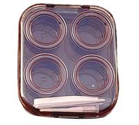 KACCDE Multiuse Lenses Storage Box with Tweezers and Suction Wearing Stick for Home Office Travel Lens Storage Box
