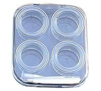 KACCDE Multiuse Lenses Storage Box with Tweezers and Suction Wearing Stick for Home Office Travel Lens Storage Box