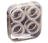 KACCDE Multiuse Lenses Storage Box with Tweezers and Suction Wearing Stick for Home Office Travel Lens Storage Box