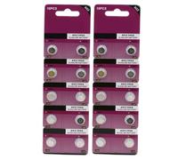KACCDE Of 10pc / 20pc LR726 396 SR726 196 High Capacity Alkaline Button Cell Batteries AG2 / LR726 / 396 for Watches and Toy Stable Output