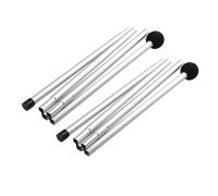 KACCDE Permanent Steel Tent Posts with Quick Assembly for Backpacking and Motorbike Excursions Firm Steel Tent Posts