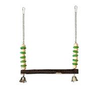 KACCDE Pet Bird Playstand Toy Birdcages Hangable Swing Wood Swing Bird Standing Perches Exercising Activity Toy For Cockatoos