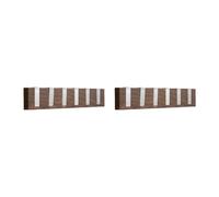 KACCDE Piano Inspire Wall Hook Foldable Adhesive Rack for Coat Bags Bathroom Bedroom Decorative Storage Space Saving Wood Concealed Wall Hook