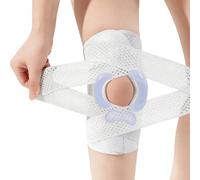KACCDE Protective Knee Guard Brace Kneepad for Daily Exercise and Physical Fitness Soft Polyester Fabric Fit Secure Fitness Knee Wrap