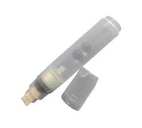 KACCDE Refillable Empty Paint Pen Clear Pen Rod Acrylics Empty Marker 10mm Flat or Round Tip for Writing Drawing Smooth Writing Marker