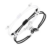 KACCDE Set of 2 Matching Friendship Bracelets for Children Girls Braided Rope Handchain Fashion Wrist Accessories for Bestie