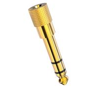 KACCDE Sound Converter 3.5 to 6.5 or 6.5 to 3.5 Male to Female Connector Adapter Gold Plated Stereo Sound Extender Converter