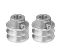 KACCDE Stable Performances 2pcs Belt Pulley For 168F 170F Engine 19/20mm Bore Double Grooves 54mm/56mm Outer Diameter Heavy Duty Belt