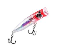 KACCDE Versatiles Flashing Waves Topwater Lures Realistic Hard Fishing Lures with Strong Hook for Serious Anglers Floating Artificial Fishing Baits