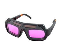 KACCDE Welding Glasses with Solar Charging Automatic Darkening Soft Ear Pad Adjustable for Long Wear in Welding Tasks Goggles